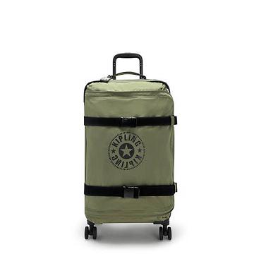 Kufry Kipling Spontaneous Medium Rolling Olivy Zelené | CZ 1467DF